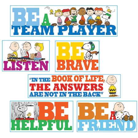Eureka Peanuts Be The Best You Can Be Bulletin Board Set 847542